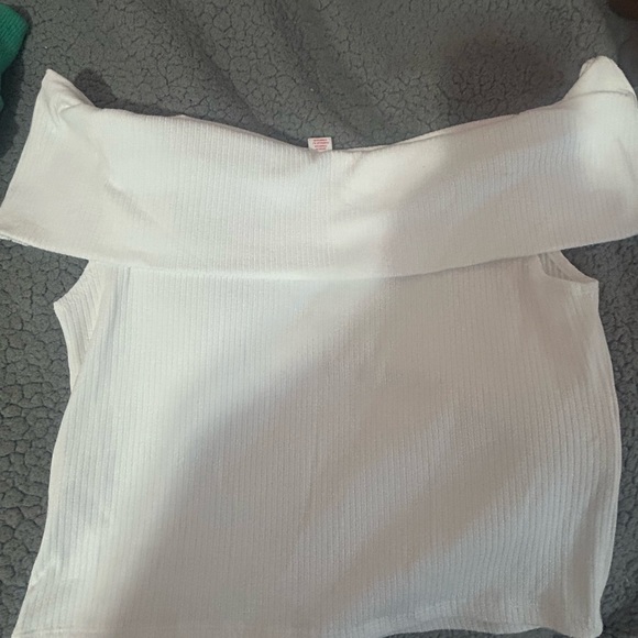 Joe Fresh White Ribbed Top - Picture 3 of 4